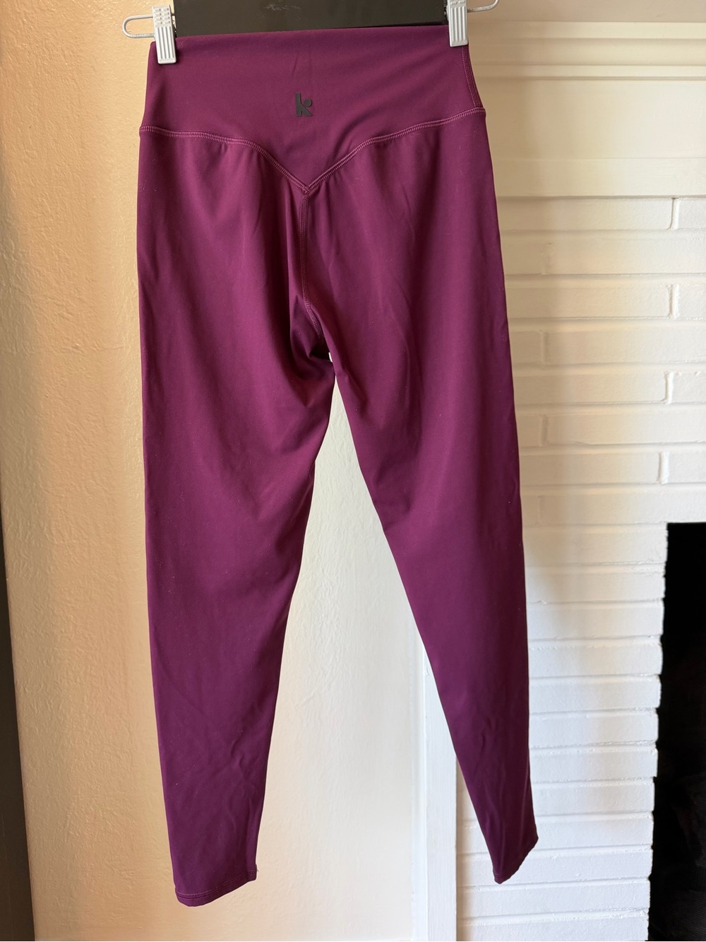Kamo Fitness High Waisted Leggings Plum Purple Size M